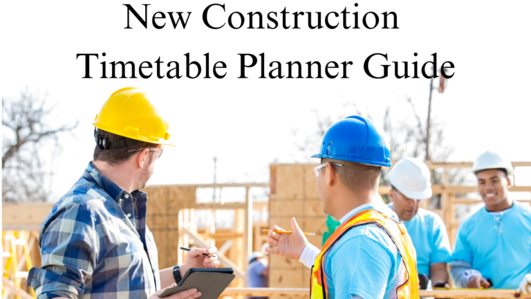 New Construction Planning Guide