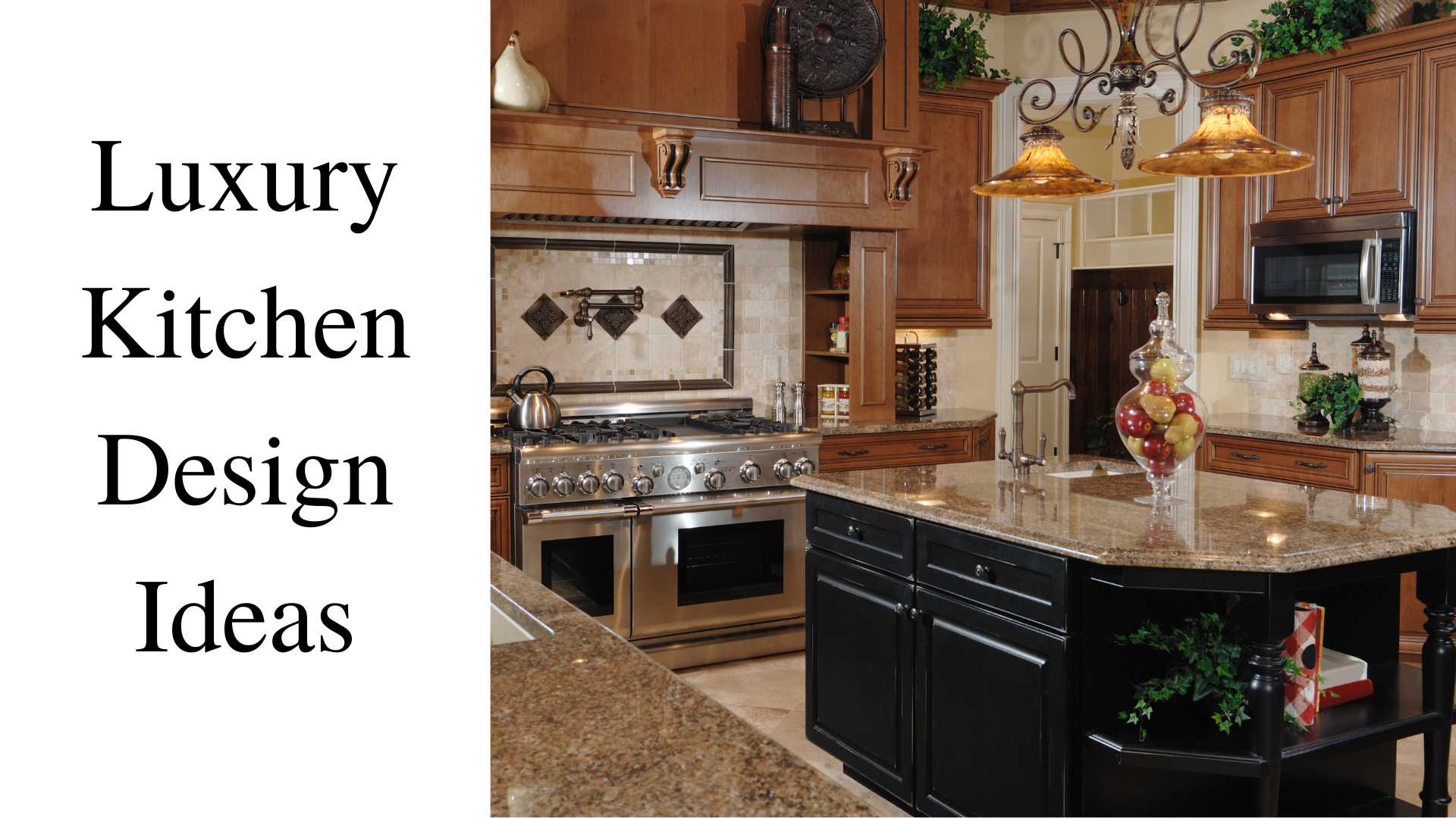 Luxury Kitchen Design Ideas Feature Image