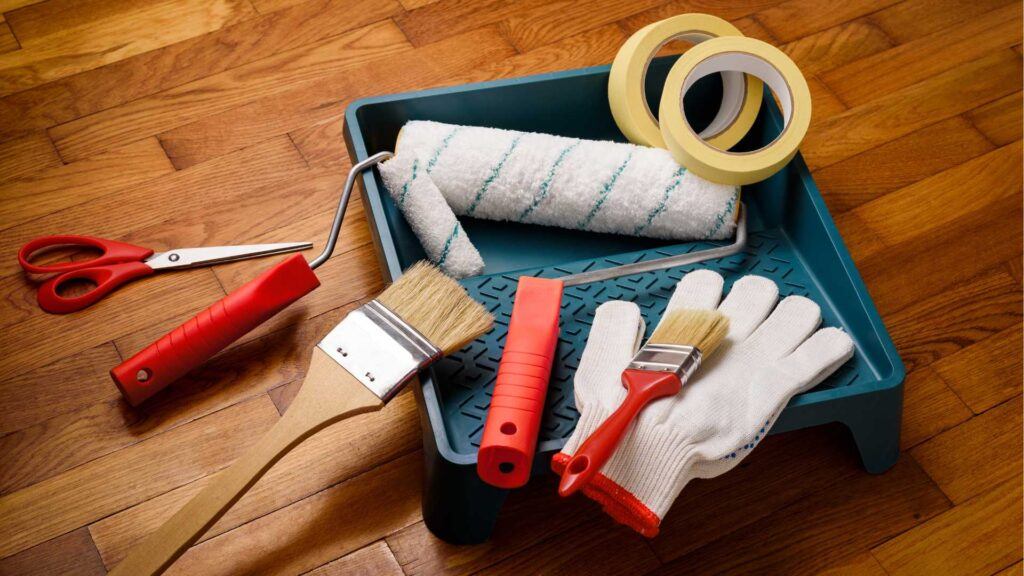 Painting Tools needed for DIY Bathroom Renovation